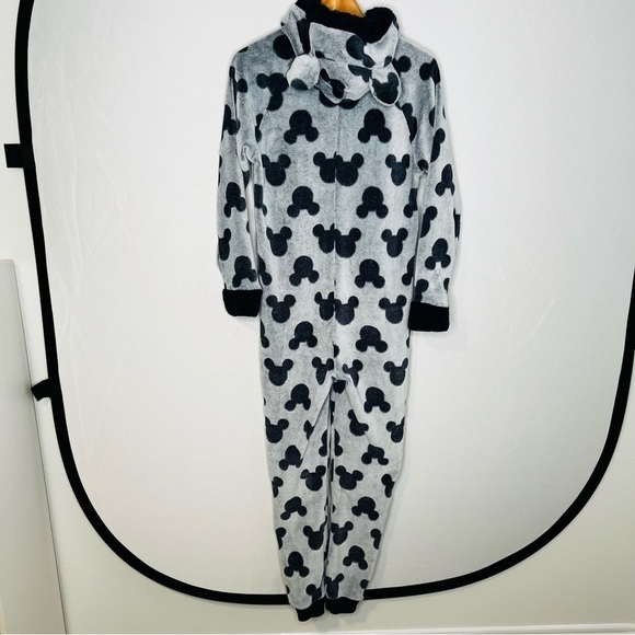 Disney Mickey Mouse-Print Fleece Onesie. Size Small. - Picture 6 of 16